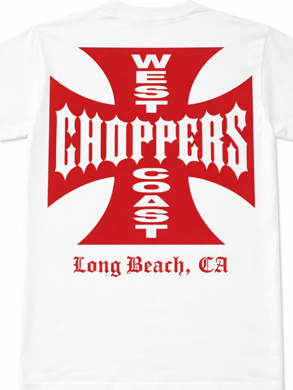 West Coast Choppers Graphic Tee - White/Red Like new No tags size M.Vintage